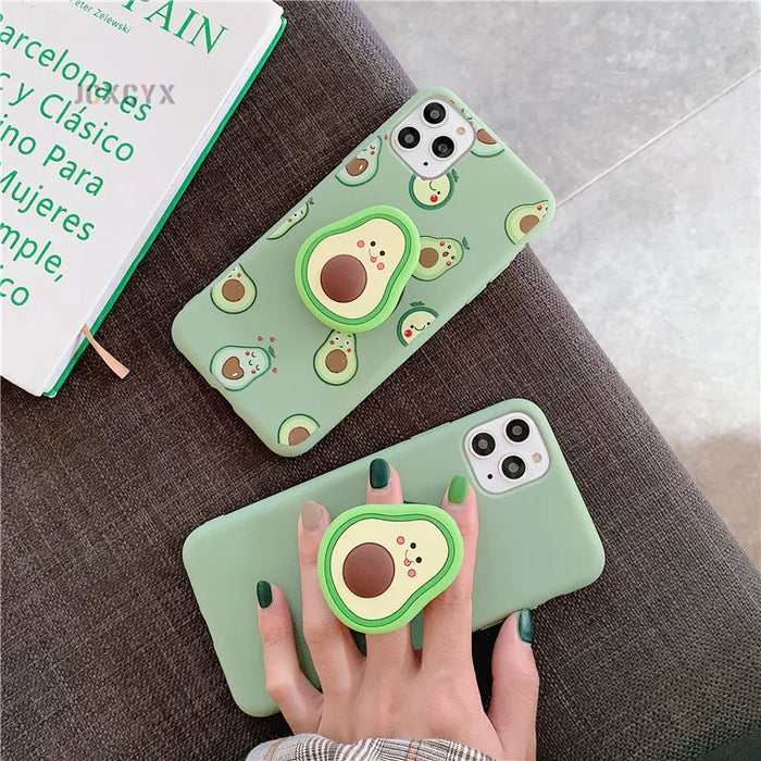 3D Luxury Cute Cartoon Soft Silicone Phone Case for iPhone (Multiple Options Available)