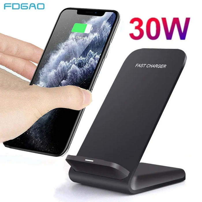 15W Wireless Charger Stand For iPhone and Samsung (Multi Options Available)