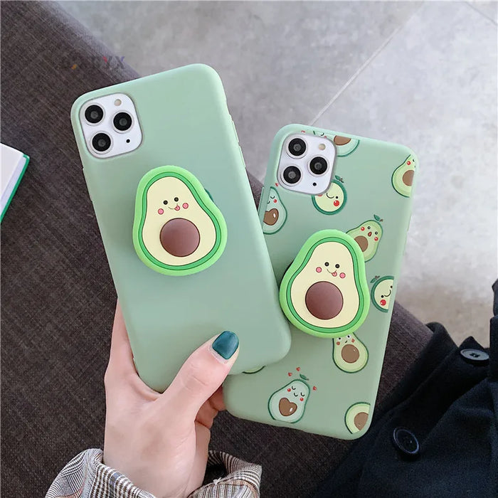 3D Luxury Cute Cartoon Soft Silicone Phone Case for iPhone (Multiple Options Available)