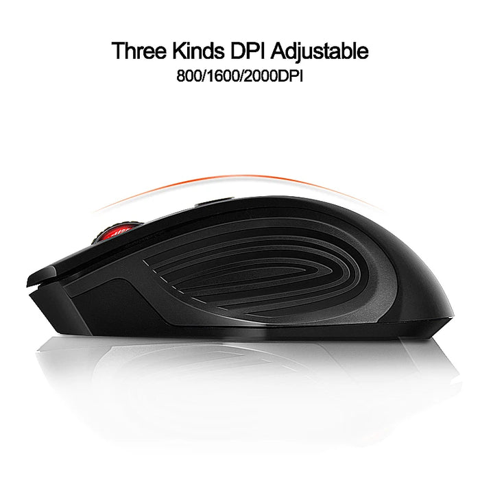 Wireless Optical Mouse 4 Buttons