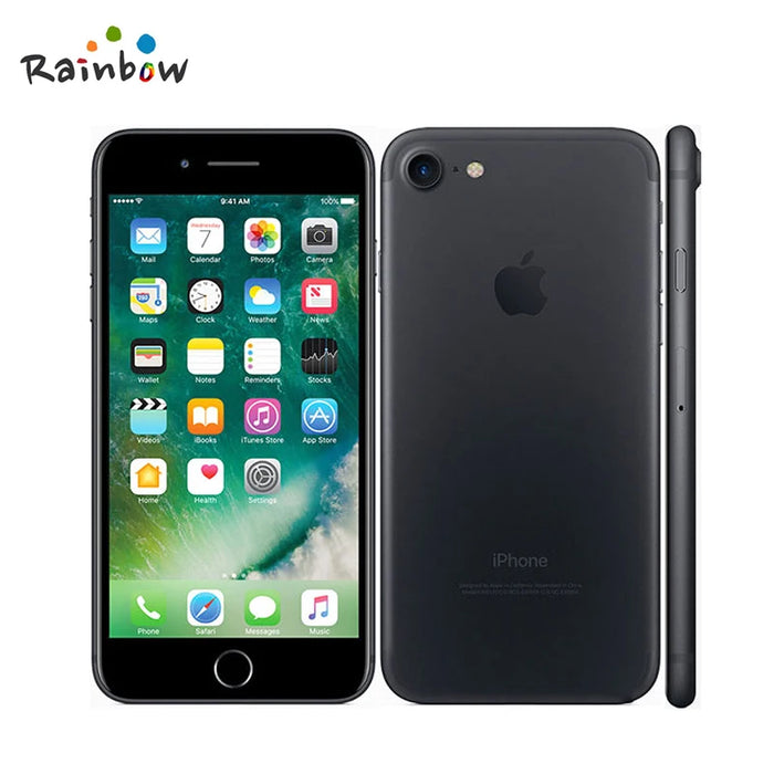 Apple iPhone 7 4G LTE Cell Phone 32/128GB/256GB IOS 12.0MP + 7.0MP Camera Quad-Core Fingerprint 4.7" 4K Video