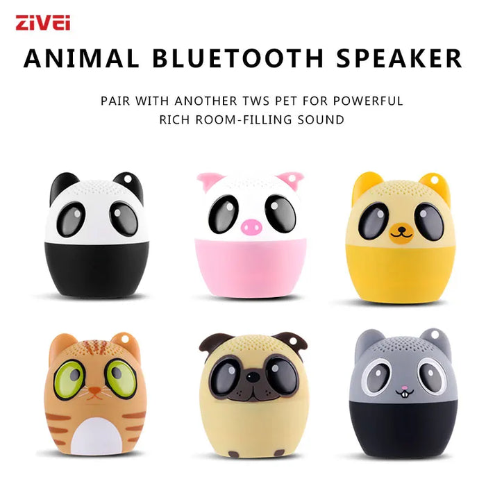 Mini Animal Shape Bluetooth Speaker