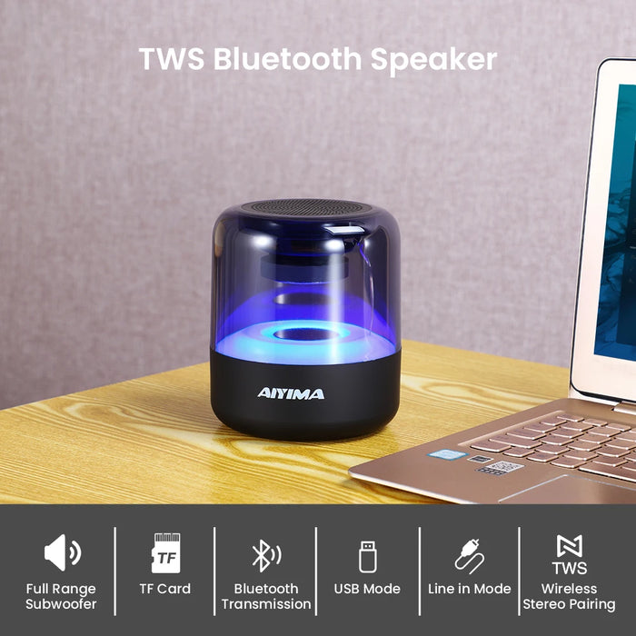 AIYIMA Portable Bluetooth Speaker