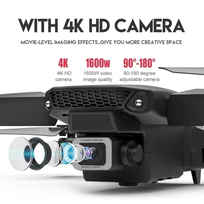 2024 E88Pro RC Drone 4K Professinal With 1080P Wide Angle