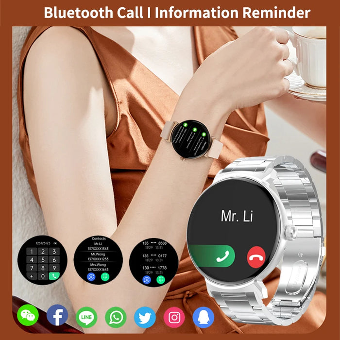 Bluetooth Call Ladies Smart Watch