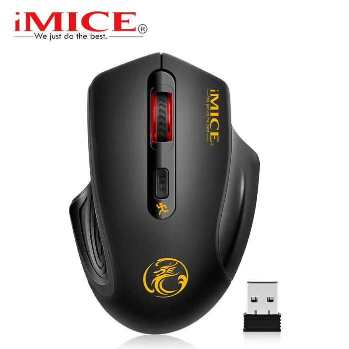 Wireless Optical Mouse 4 Buttons