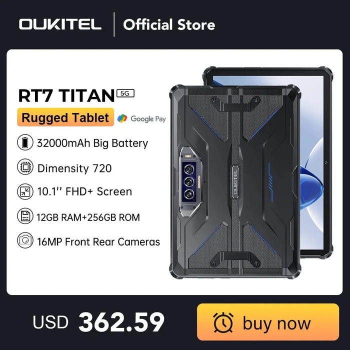 Oukitel RT7 TITAN 5G Rugged Tablet