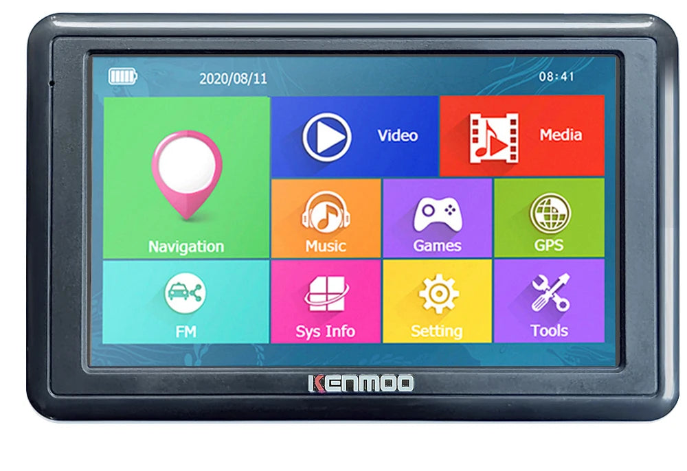 5 Inch HD GPS Portable Navigation 2024 Maps