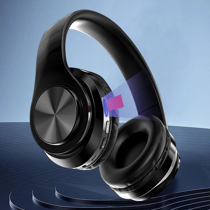 Wireless Bluetooth 5.0 Foldable Headphone With Mic