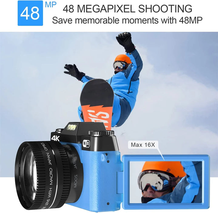 Macro Lens 4K Digital Camera