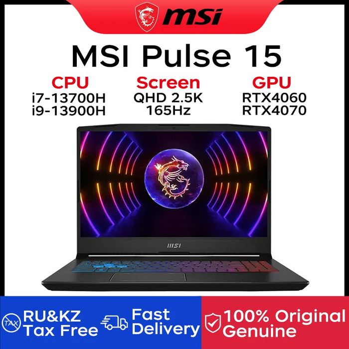 MSI Pulse 15 Gaming Laptop