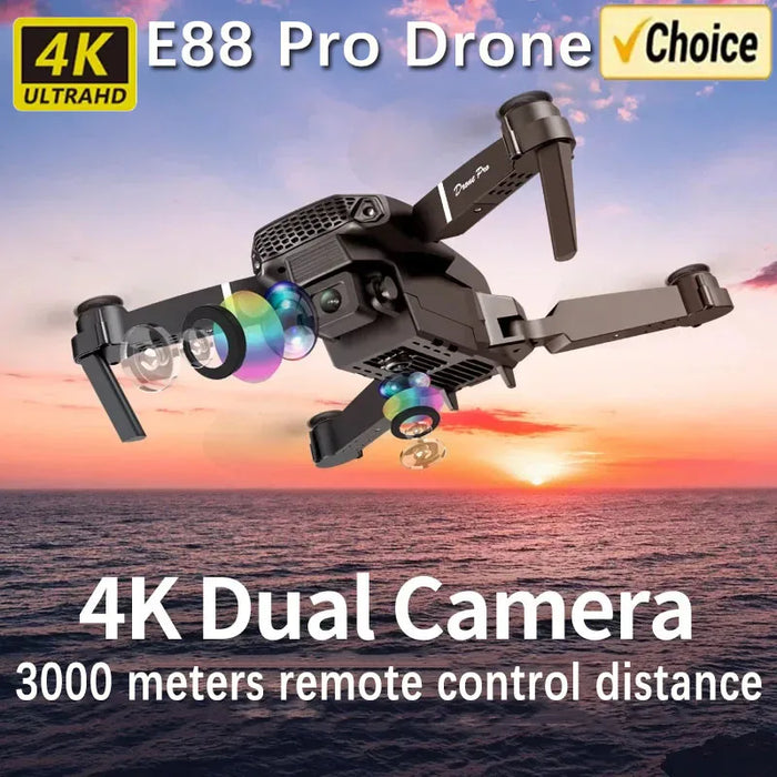 2024 E88Pro RC Drone 4K Professinal With 1080P Wide Angle