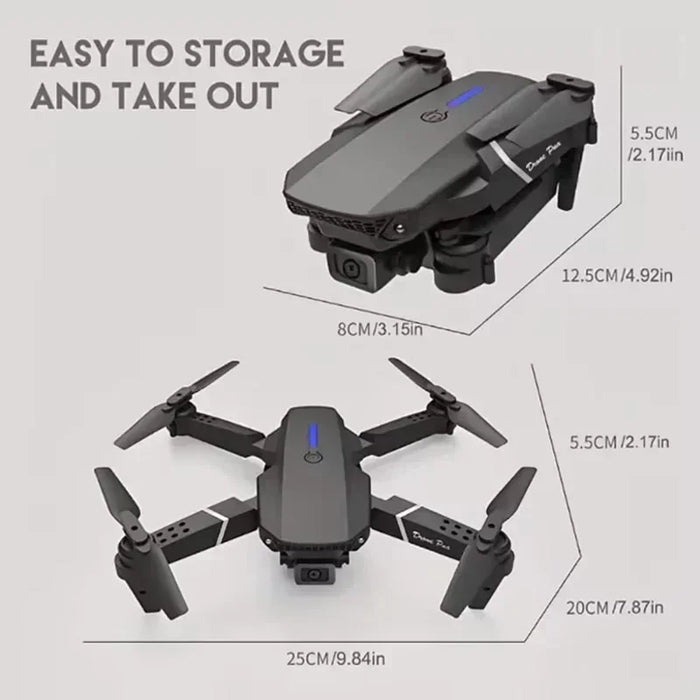 2024 E88Pro RC Drone 4K Professinal With 1080P Wide Angle