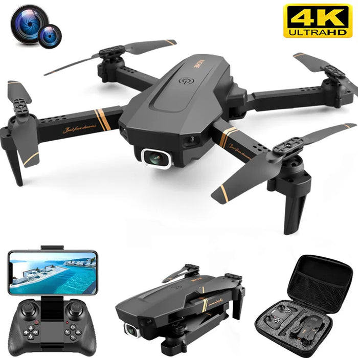 4k HD Wide Angle Camera Drone with Dual Camera